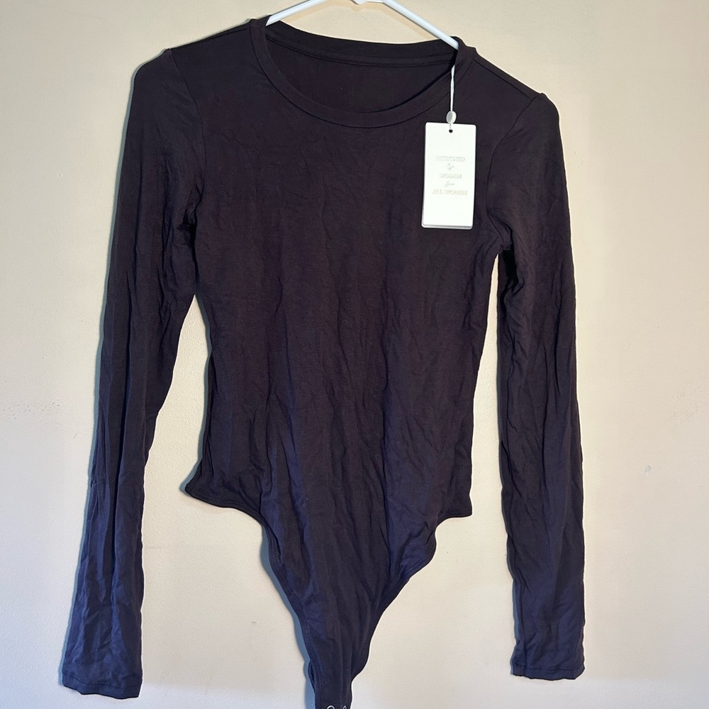 NWT Vitality Bodysuit Brown Medium